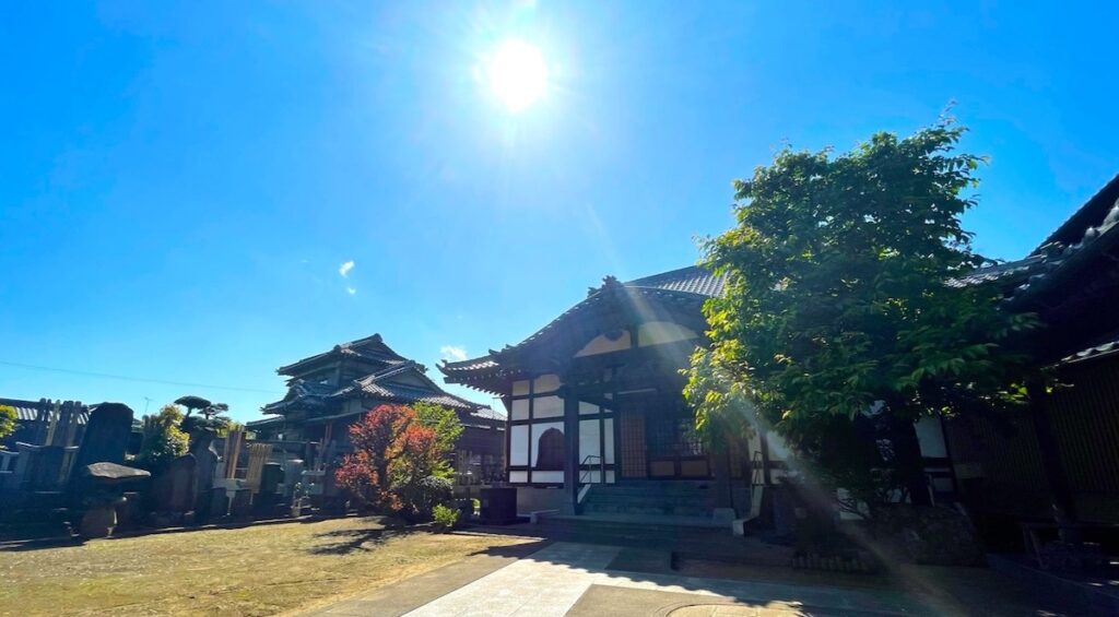市川市から遺骨の一時預けについて相談される方のための寺院の風景