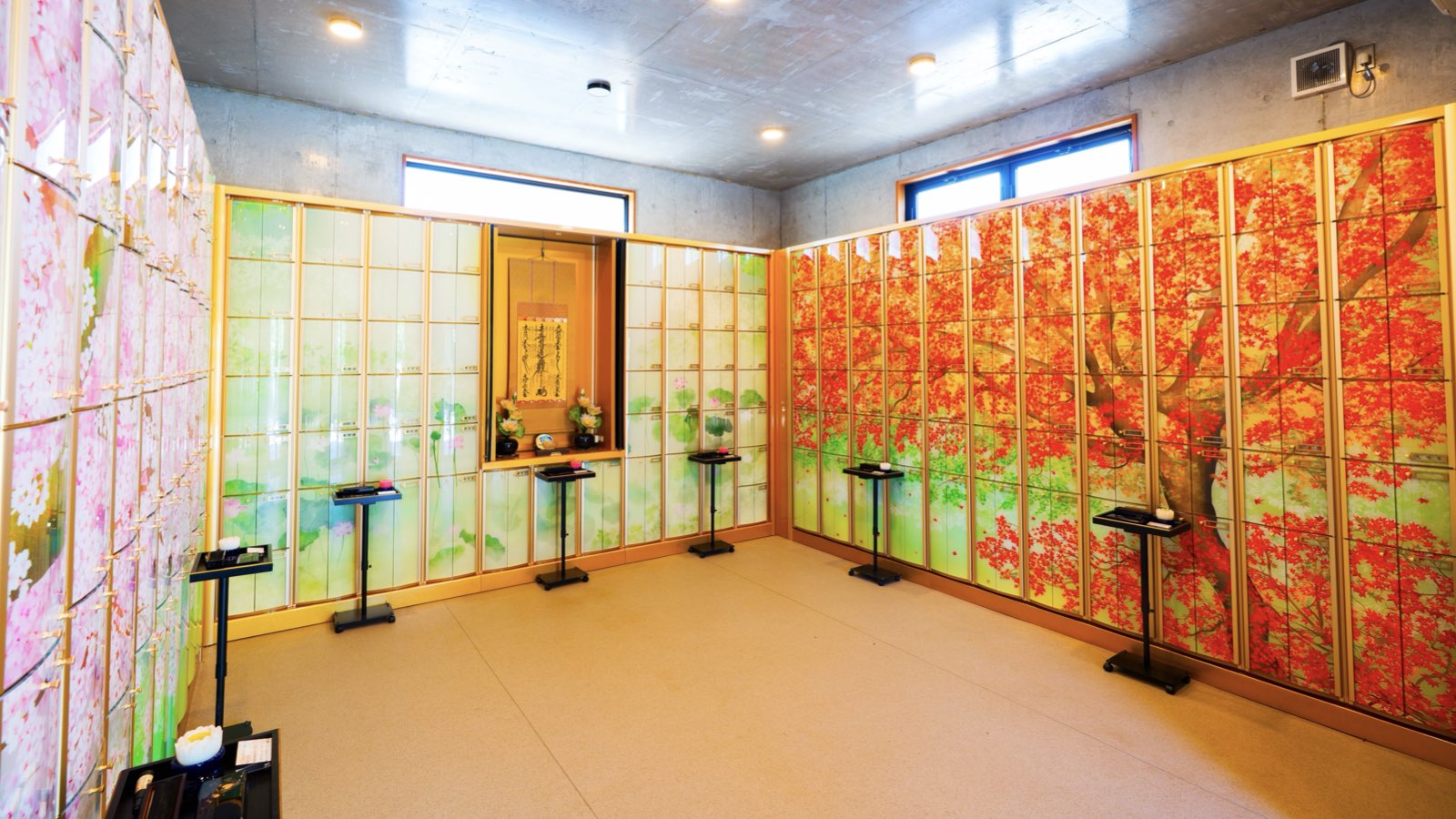 松戸の納骨堂 慶松庵の個別参拝スペース